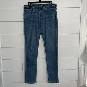 Hollister Mid-Rise Skinny Jeans Medium Wash 9 #0033